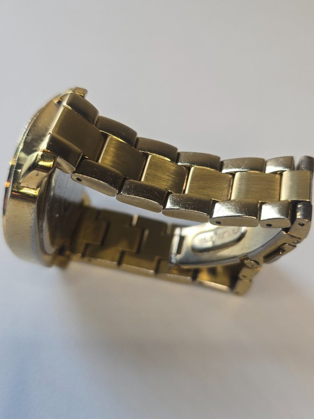 Coach Women's Boyfriend Watch - Gold-tone, Analog, Crystal-Embellished - Picture 5 of 7